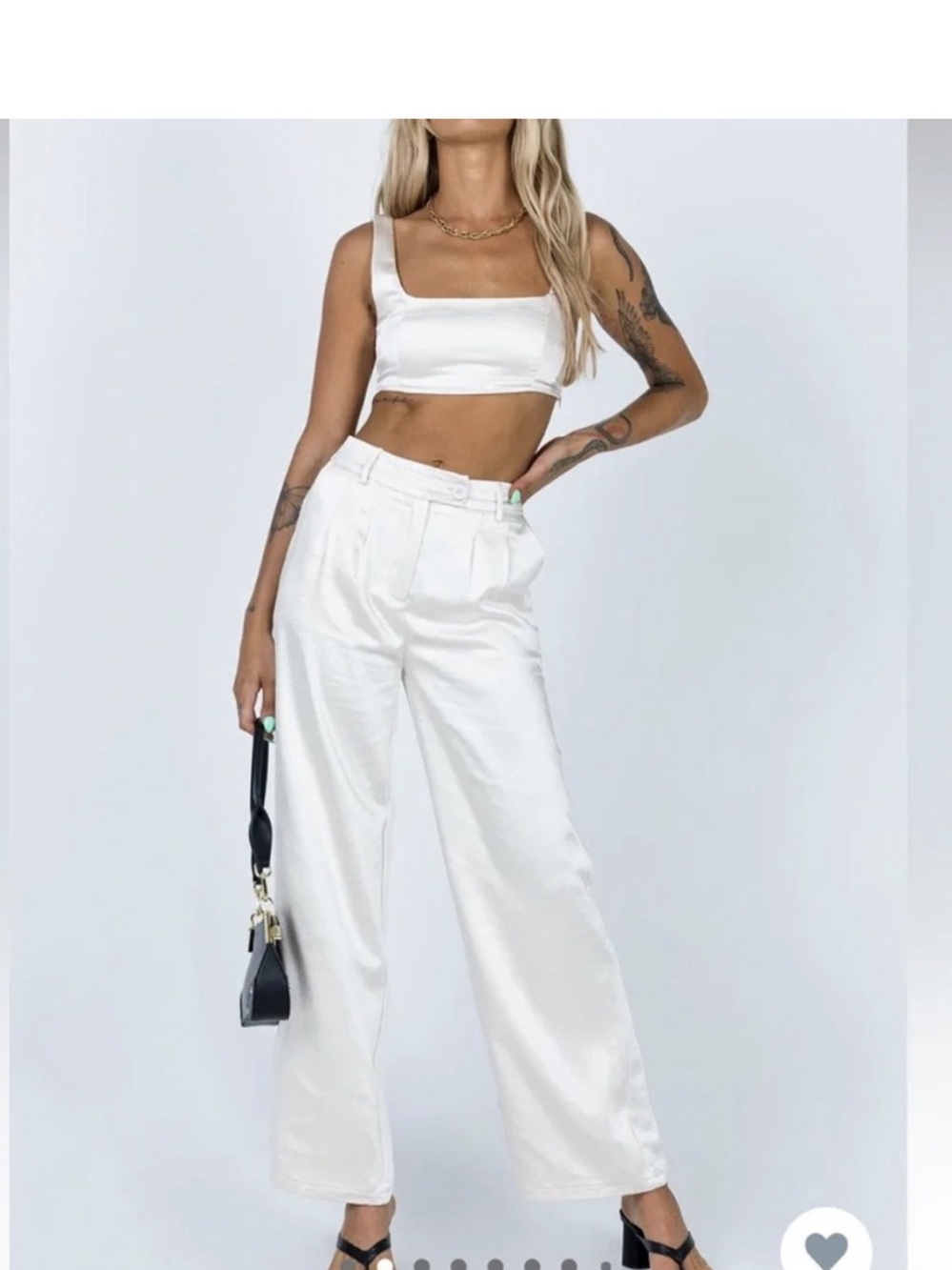 Princess Polly Huxley Ivory Pant Set